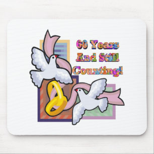 Tapis De Souris soixantième anniversaire de mariage GT