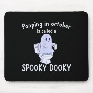 Tapis De Souris Soky Dookie Drôle En Octobre Ghost Halloween