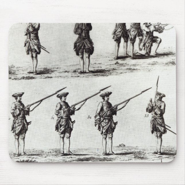 Tapis De Souris Soldats avec des baïonnettes (Devant)