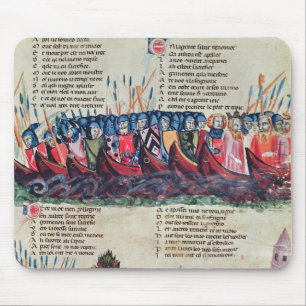 Tapis De Souris Soldats dans des leurs bateaux