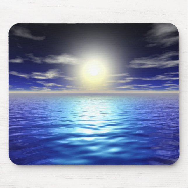 Tapis De Souris Soleil bleu (Devant)