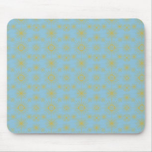 Tapis De Souris Soleil céleste étoiles Ciel bleu