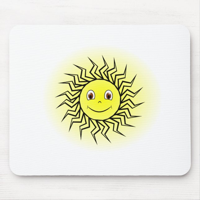 Tapis De Souris Soleil souriant (Devant)