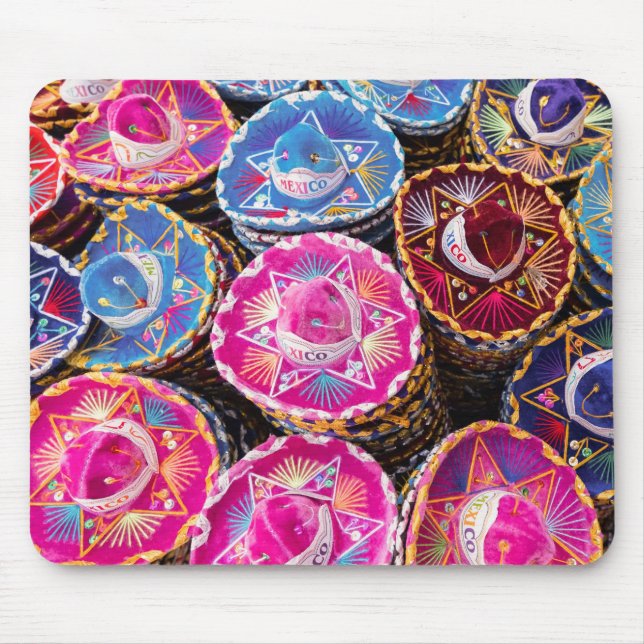 Tapis De Souris Sombreros Au Mexique (Devant)