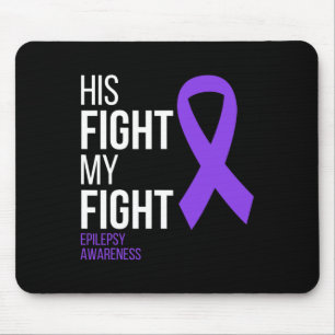 Tapis De Souris Son combat est Mon combat Epilepsie Conscience Moi