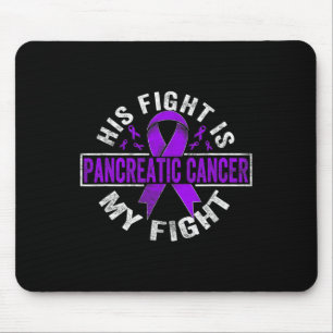 Tapis De Souris Son combat est mon combat Pancreatic Cancer Awaren