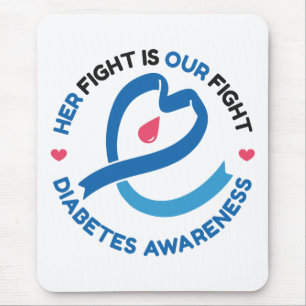 Tapis De Souris Son combat est notre combat – Sensibilisation au d
