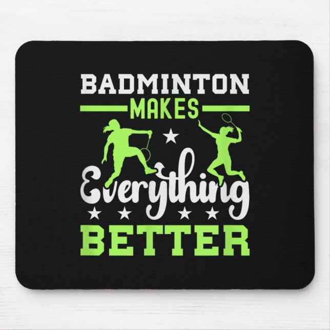 Tapis De Souris Son Dans Mon Volant de badminton Adn Racket Badmin (Devant)