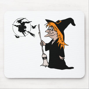 Tapis De Souris sorcière de Halloween