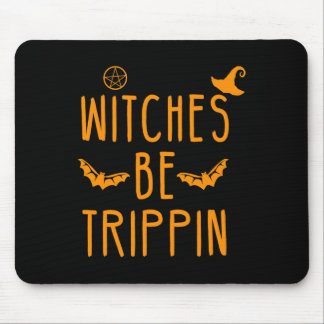 Tapis De Souris Sorcières Trippin Halloween Hilarious