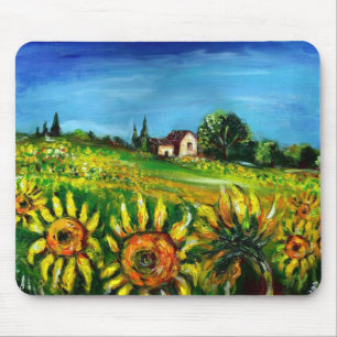 TAPIS DE SOURIS SOUFFRANCES ET CAMPAGNE EN TOSCANE