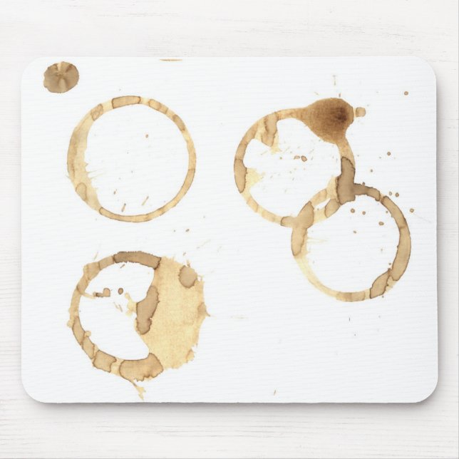 Tapis de souris souillé par café (Devant)
