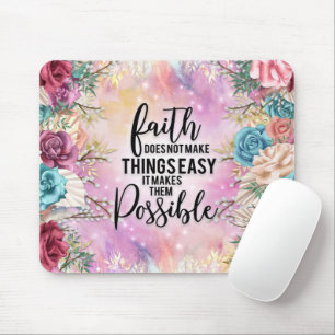 Tapis De Souris source d'inspiration Bible chrétienne Verse