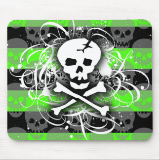 Tapis De Souris Souris à crâne de Deathrock