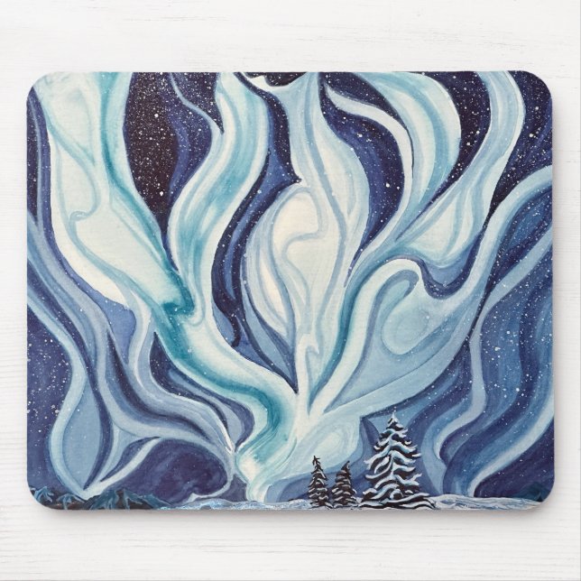 Tapis De Souris Souris bleu Aurora (Devant)