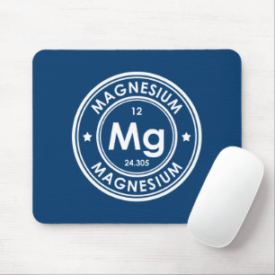 Tapis De Souris Souris bleu élément magnésium