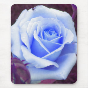 Tapis De Souris Souris bleu pâle pour Rose