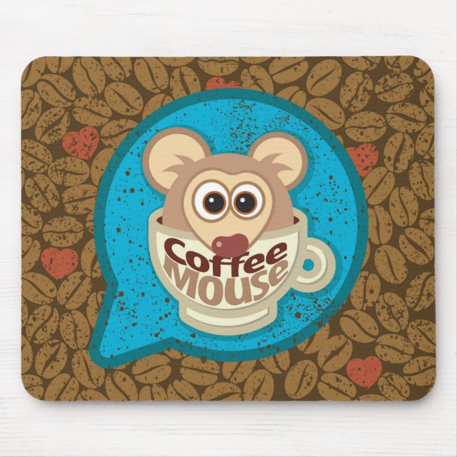 Tapis De Souris Souris café (Devant)