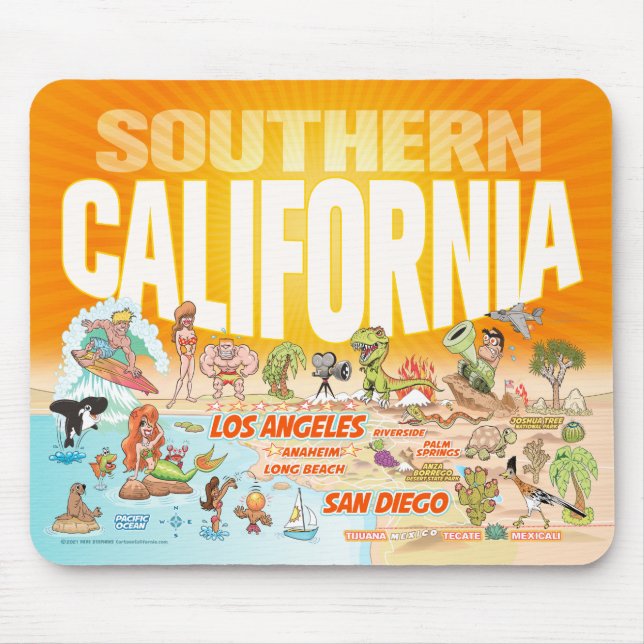 Tapis De Souris Souris de Californie du Sud (Devant)