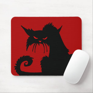Tapis De Souris Souris de chat noir