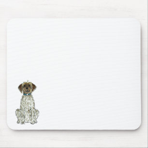 Tapis De Souris Souris de chien griffon À poils durs WPG