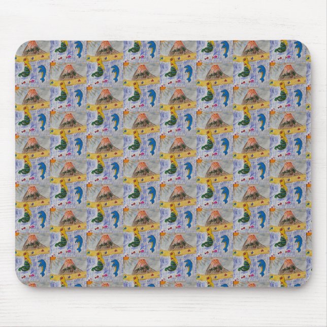 Tapis De Souris Souris de l'île Mermaid (Devant)