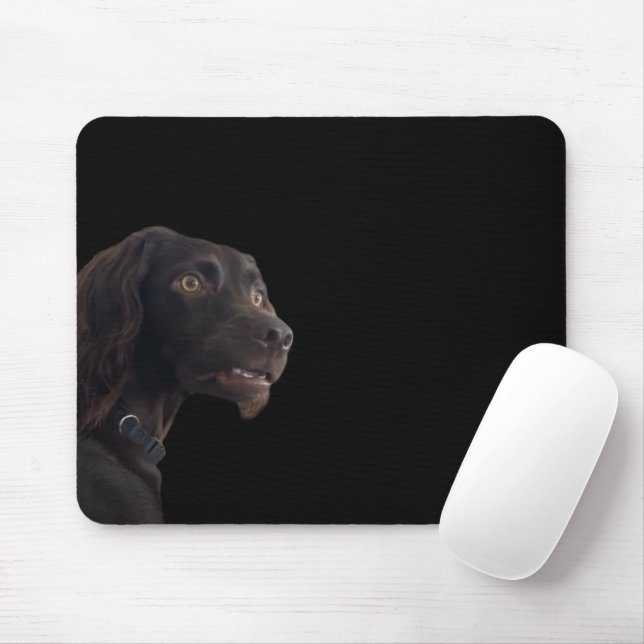 Tapis De Souris Souris de mème de chien confuse (Avec souris)