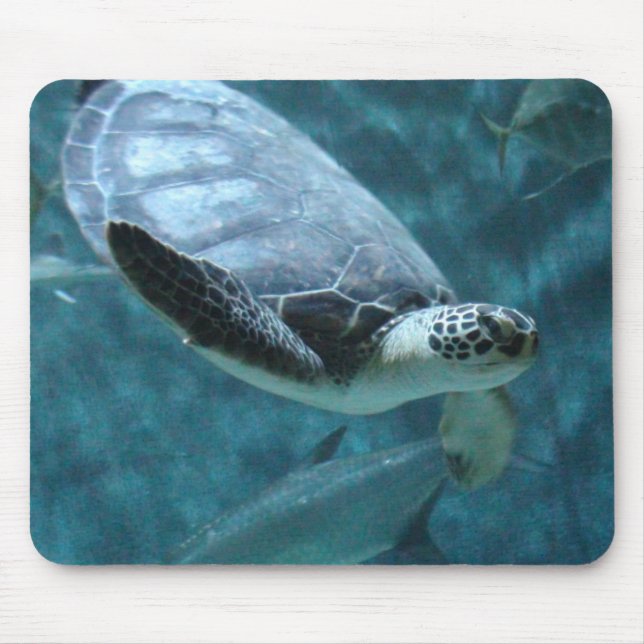 Tapis De Souris Souris de nage de tortue (Devant)