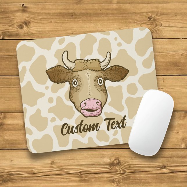 Tapis De Souris Souris De Vache Surpris (Créateur téléchargé)