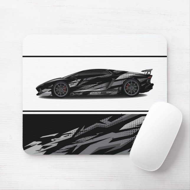 Tapis De Souris Souris de voiture sport (Avec souris)