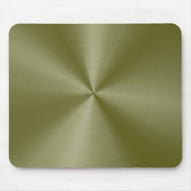Tapis De Souris Souris en acier inoxydable jaune vert (Devant)