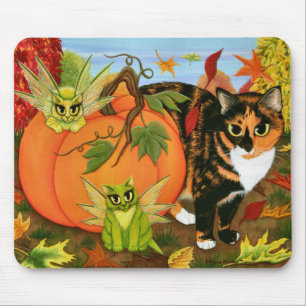 Tapis De Souris Souris féerique d'art d'automne d'automne de