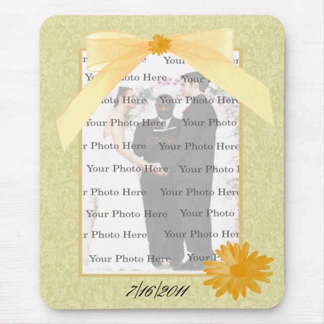 Tapis De Souris Souris jaune (Devant)