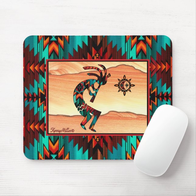 Tapis De Souris Souris Kokopelli Sud-Ouest (Avec souris)