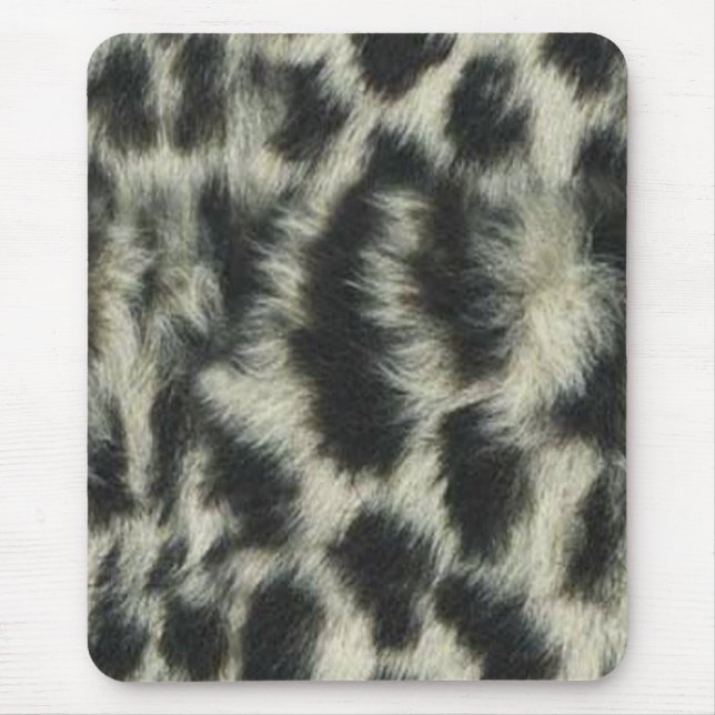 Tapis De Souris Souris Léopard De Neige (Devant)