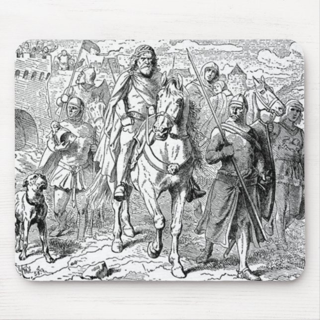 Tapis De Souris Souris médiévale Knight (Devant)