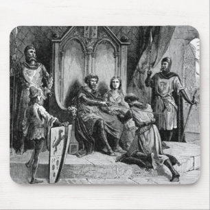 Tapis De Souris Souris médiévale Knight