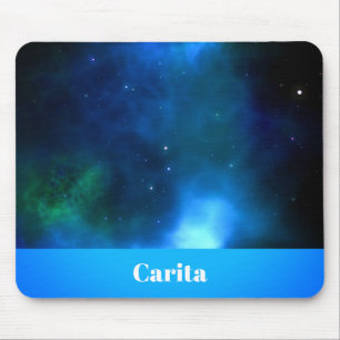 Tapis De Souris Souris Monogramme de l'espace