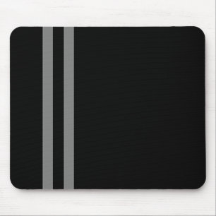 Tapis De Souris Souris noir et double gris