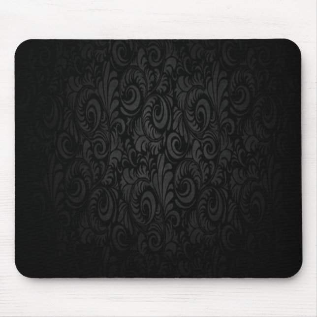 Tapis De Souris Souris noir gothique foncé (Devant)