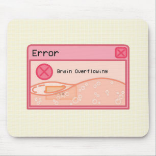 Tapis De Souris Souris rose pastel très esthétique (erreur)