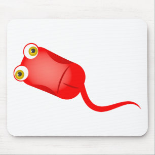 Tapis De Souris Souris rouge d'ordinateur