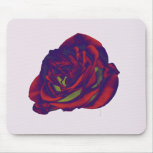 Tapis De Souris Souris rouge Rose