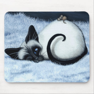Tapis De Souris Souris siamoise de Cat Nap par Bihrle
