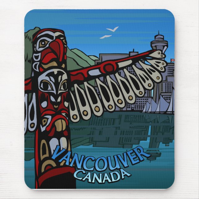 Tapis De Souris Souris Souvenir de Vancouver Canada (Devant)