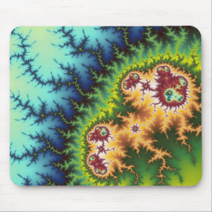 Tapis De Souris Sous La Forêt - Mousepad Fractal
