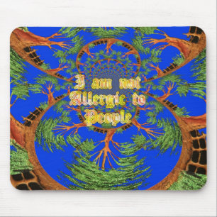 Tapis De Souris Sous le ciel bleu : La collection d'arbres Acacia