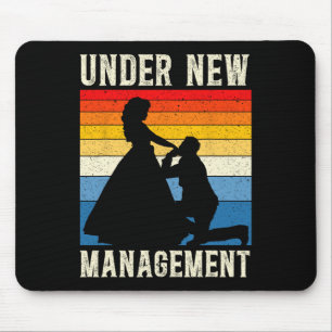 Tapis De Souris Sous nouvelle direction Groom Mariage Enterrement 