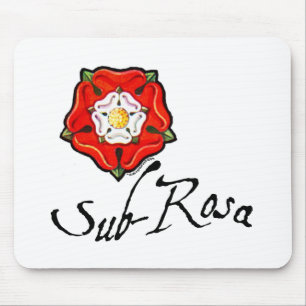 Tapis De Souris Sous Rosa