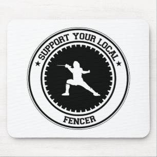 Tapis De Souris Soutenez votre escrimeur local